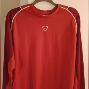 Nike long sleeve red jersey